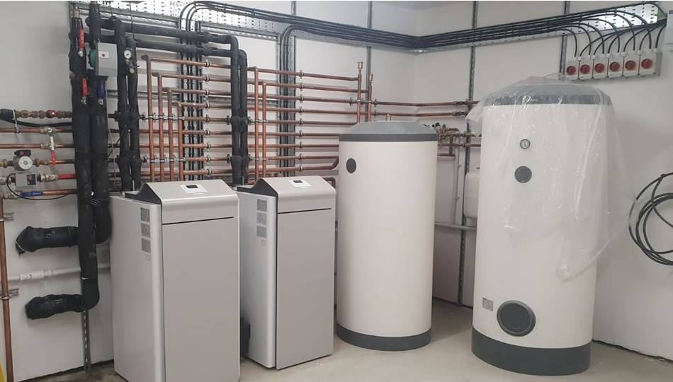 Office Building Central Air Conditioning - Ground Source Heat Pump