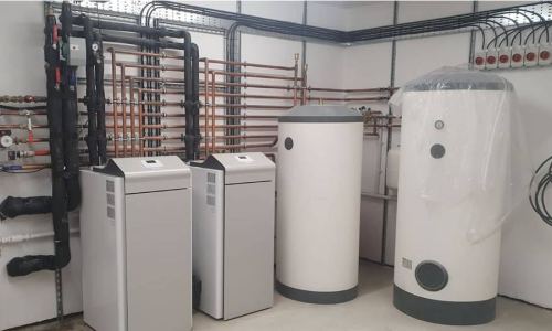 Office Building Central Air Conditioning - Ground Source Heat Pump