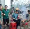 Suoher Company celebrates Mid Autumn Festival and National Day with outdoor BBQ activities