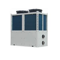 90kW commercial air to water heat pump