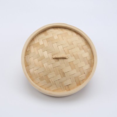 Natural And Eco-Friendly Bamboo Steamer | utensils | 2-Tiers Chinese Food Steamers, Natural Bamboo Steam Basket, Great for dumplings, vegetables, chicken, fish, Dim Sum