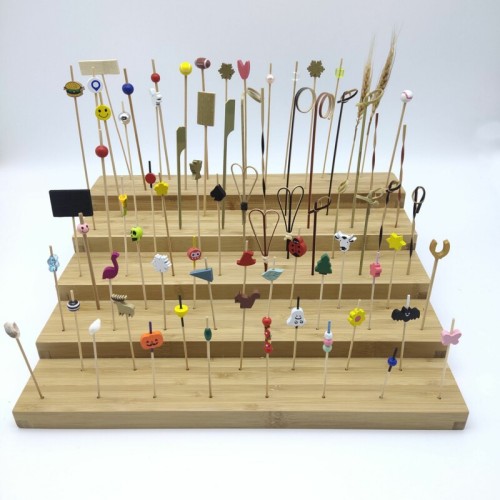 Various And Aesthetic Bamboo Cocktail Sticks