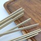 Pinza de bambú reutilizable y desechable