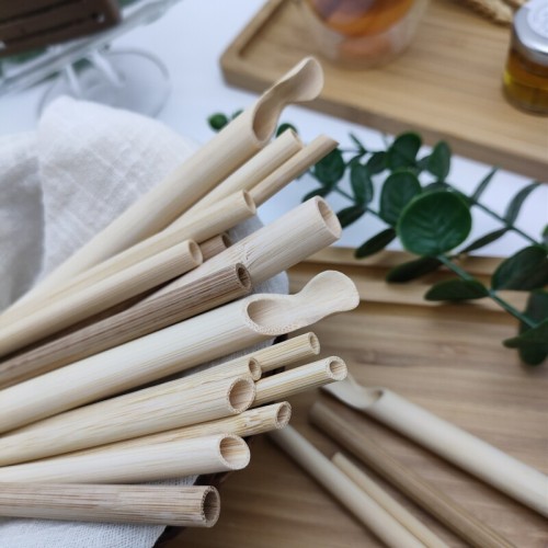 Disposable And Trendy Bamboo Straw