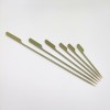Green Bamboo Paddle Picks and Bamboo Skewers for BBQ,Appetiser,Fruit,Cocktail,Kabob,Chocolate Fountain,Grilling,Barbecue,Kitchen,Crafting and Party