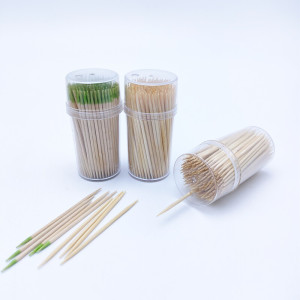 Single Pointed or Double Pointed Bamboo Toothpicks | Sturdy Safe Double Sided Party, Appetizer, Olive, Barbecue, Fruit, Teeth Cleaning Toothpicks.