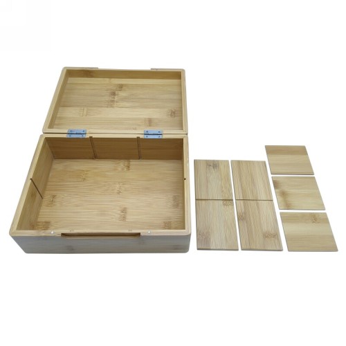 定制竹子盒子木质茶叶盒储物盒 竹盒扑克盒，糖果收纳盒
