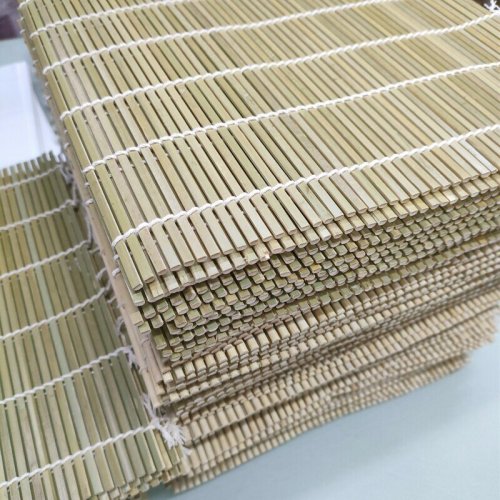 Tapetes de bambú desechables y ecológicos para sushi