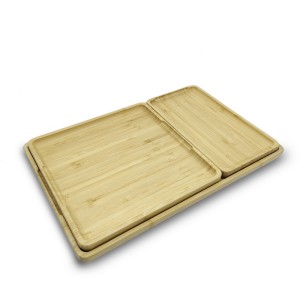 Solid And Reusable Large Bamboo Serving Tray| Suitable For Various Occasions And Uses|Customizable Tea Trays Combo|Barbecue(BBQ) Tray|General Serving Tray|Direct-sale|Wholesales|Customizable Text,Logo|Guaranteed Natural|Materials|100% Eco-friendly