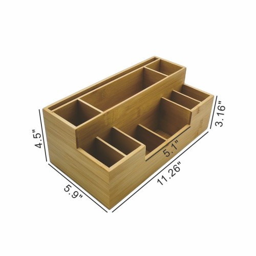 Multifunctional Bamboo Box |Creative Storage Box|Eco-Friendly|Engravable,Customizable|Wholesale|  Diect-Sale