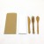 Natural Bamboo Fork, Knife And Spoon Set|Dessert Tableware|Eco-friendly Tableware Set| Degradable Product|Customizable Logo