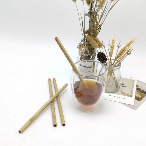 Bamboo Straw|100% Bamboo Product|Eco-friendly|Environment-friendly| Degradable Product|Disposable Straw