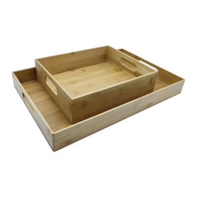 Bamboo tray|Rectangular tray|Household bamboo tea tray|Hotel & Restaurant dinner tray|Pastry bread tray|Factory wholesale|Custom logo
