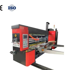 Huazu 1200*2800 high speed cardboard flexo die-cutting printer is suitable for carton printing   Automatic box flexo corrugated box printing machin