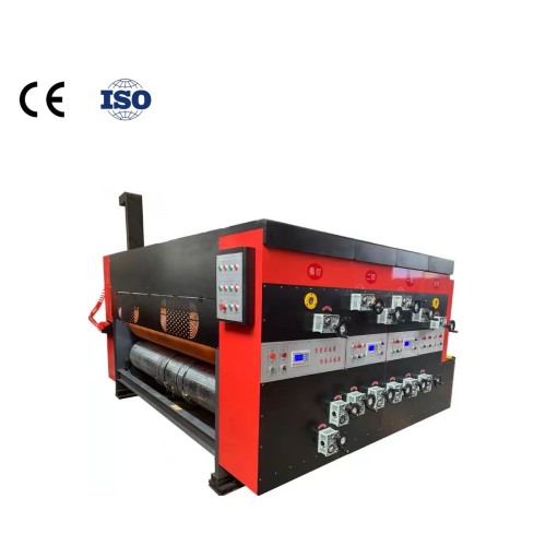 Huazu 1200*2800 high speed cardboard flexo die-cutting printer is suitable for carton printing   Automatic box flexo corrugated box printing machin