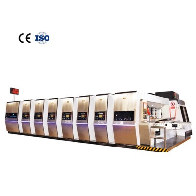 Model 1424 is used for die-cutting of carton printing machine Flexo printer slotting machine Automatic slotting die cutting machine for printer