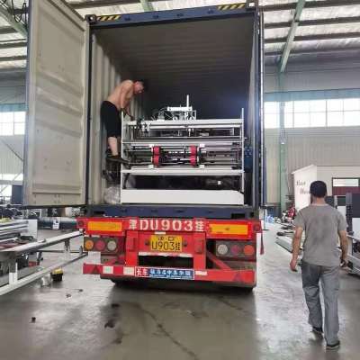 Hengchuangli automatic corrugated box pizza box folding machine 2800 carton bonding  Automatic high speed box gluing machine
