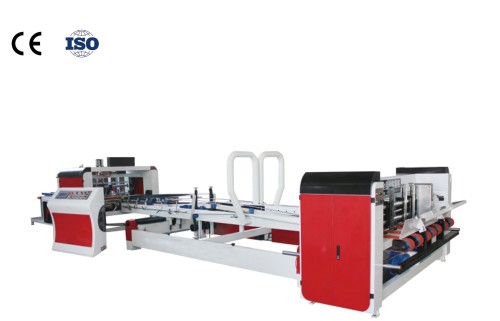 Huayu automatic adhesive machine paste box machine folding adhesive machine   High speed corrugated carton gluing machine