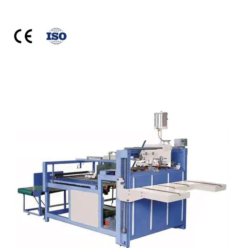 Hua yu New Type Semi-automatic Folder Gluer Used for carton bonding Semi-automatic box gluing machine