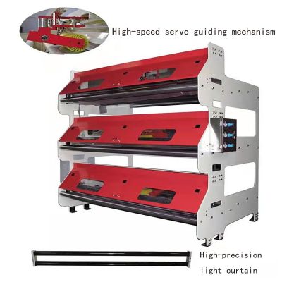 Automatic deviation correction system of automatic correction tension machine  Tension control system of bridge deviation correct