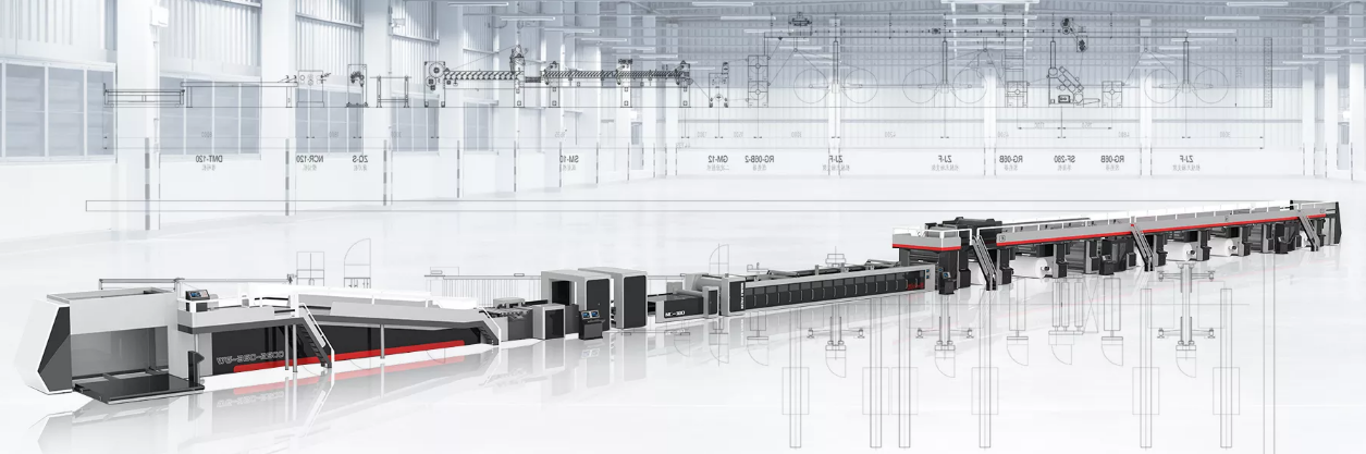 Corrugated board production line