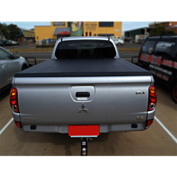 Mitsubishi Soft Roll Up Tonneau Cover 06-08 Pickup Bed Covers For MISUBISHI TRITON