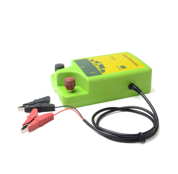 Portable Security Battery Powered Electric Fence Energizer For Cattle, 20 Acre 2 in 1 Powered by Battery or AC Outlet 10000V 2J Pulse Electric