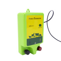 Portable Security Battery Powered Electric Fence Energizer For Cattle, 20 Acre 2 in 1 Powered by Battery or AC Outlet 10000V 2J Pulse Electric
