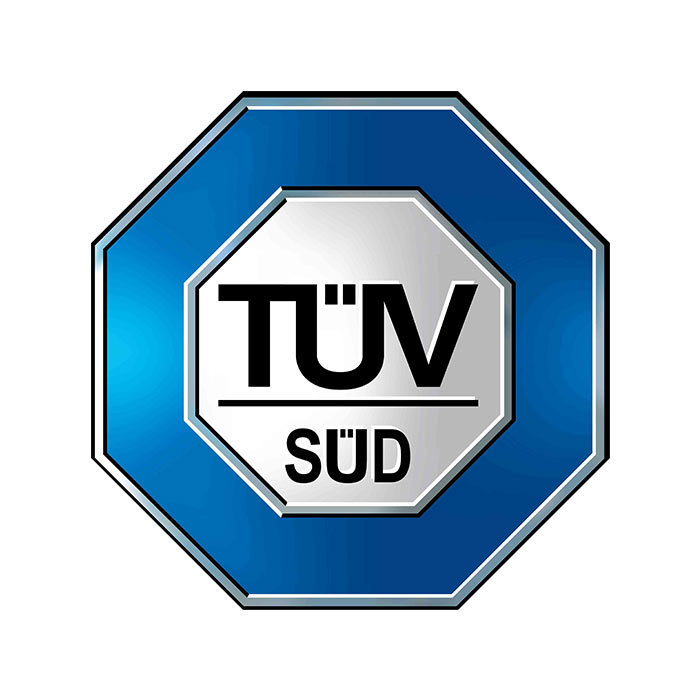 Certification issued by TUV organization