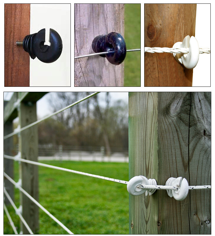 Electric fence ring insulator
