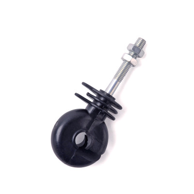 Plastic Ring Insulators For Metal Post, Y Post, Black