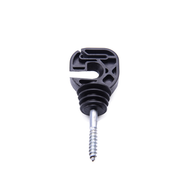 Aisladores de anillo de cerca eléctrica multiusos de plástico para cuerdas y cintas