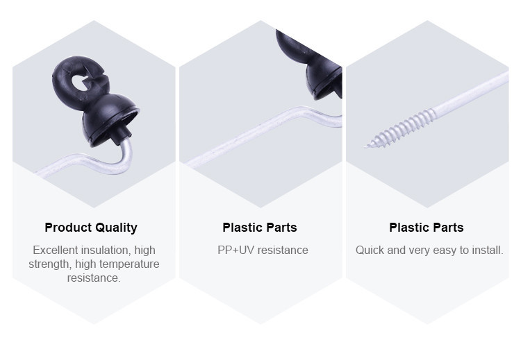 Electric Fence Distance Offset Ring Insulator