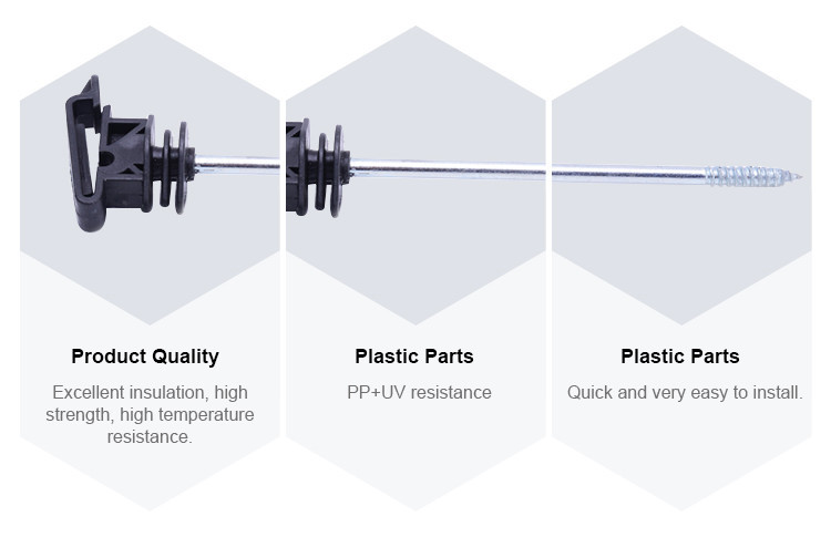 Electric Fence Distance Offset Insulator