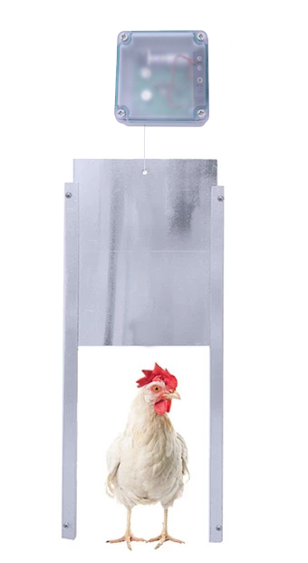 Buy JVR Automatic Chicken Door Coop Opener Kit with Safety Mechanism, Rainproof Outd