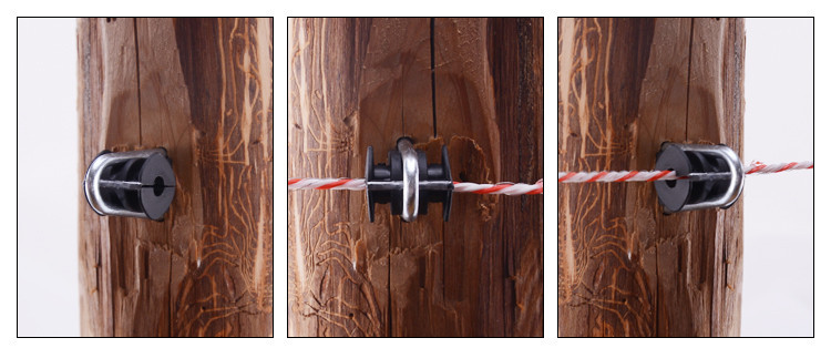 Electric Fence Wooden Post Insulator