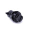 Fence Insulator Multi-Fit Rod Post Insulator for 8-19mm / 0.3-0.7 inch, Black