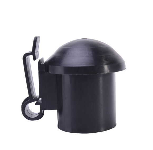 Safety Cap and Insulator, Electric Fence Insulator, Black