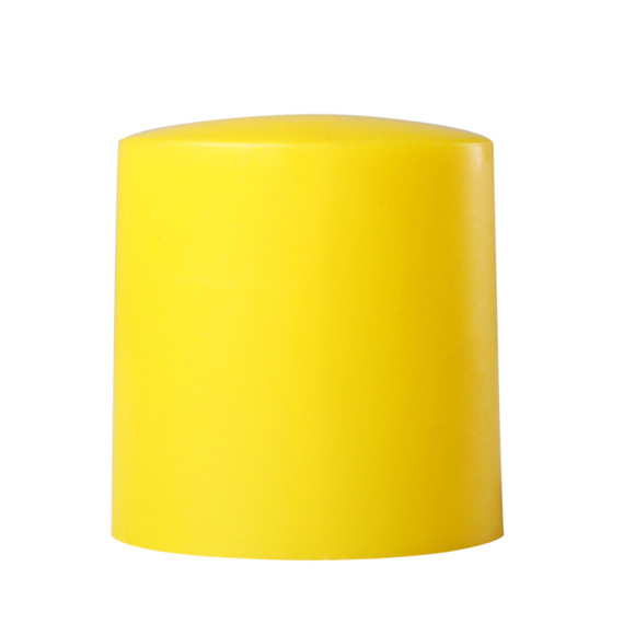 Tapa de poste de plástico de color amarillo para poste Y