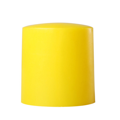 Tapa de poste de plástico de color amarillo para poste Y