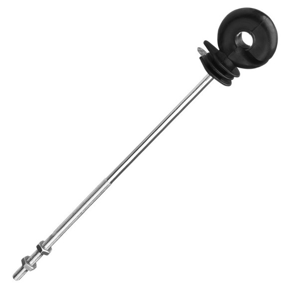 Aisladores de anillo de plástico de larga distancia para poste de metal, aislante de cerca eléctrica, aislador de poste en Y de anillo de cerca