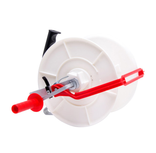 Продажа портативной катушки с редуктором для электрического забора, намотчик и катушка для электрического забора - с 400-метровым многопроволочным заборным проводом, катушкой для шнура