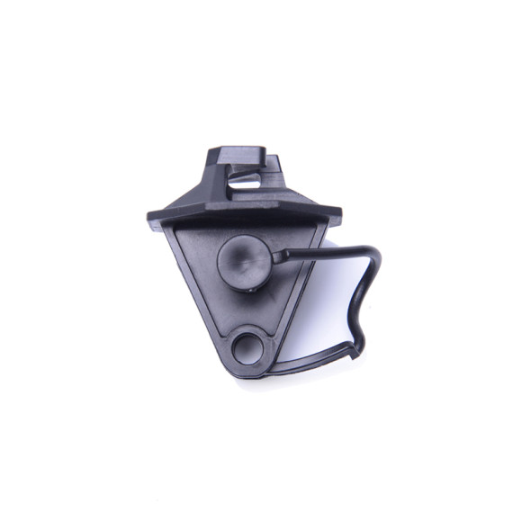 Steel Post Plastic insulators For Wires, Pin-lock T-Post Insulator, Black