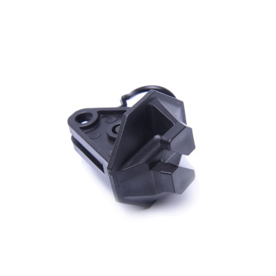 Steel Post Plastic insulators For Wires, Pin-lock T-Post Insulator, Black