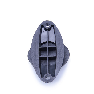 Electric Fence Wood Post Nail on Insulator for Hi-Tensile, Black