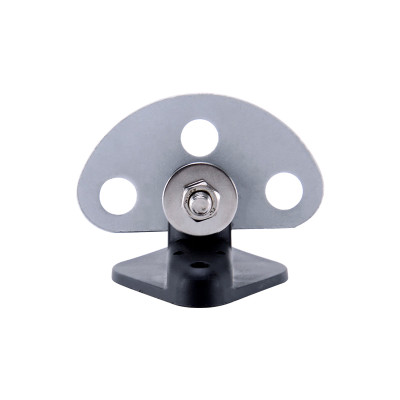 Nail On Wood Post Insulators With 3 Point Gate Connector, Electric Fence Gate End, Black