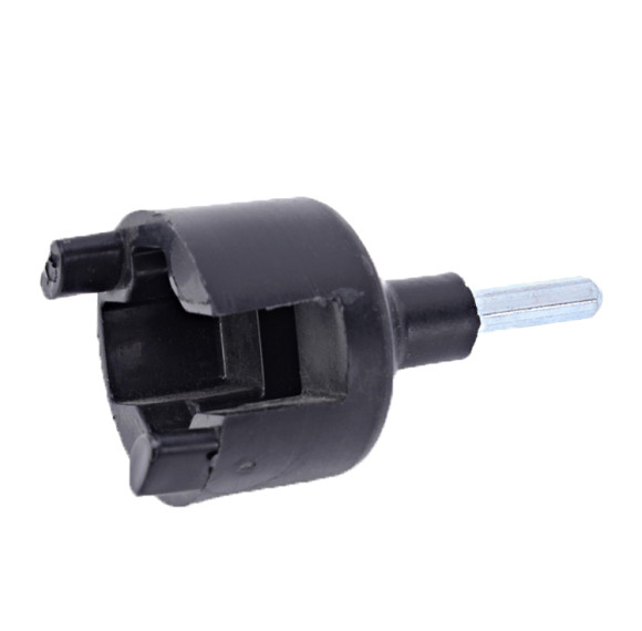 Electric Fence Plastic Chuck for Wood Post Insulators, Makes Fence Insulator Screw Faster and Easier to Install, Without Hand Screwing, Black