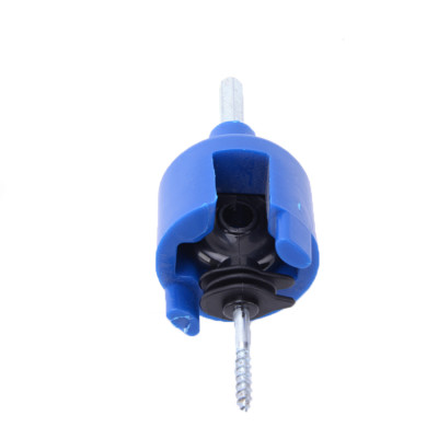 Electric Fence Plastic Chuck for Wood Post Insulators, Makes Fence Insulator Screw Faster and Easier to Install, Without Hand Screwing, Black