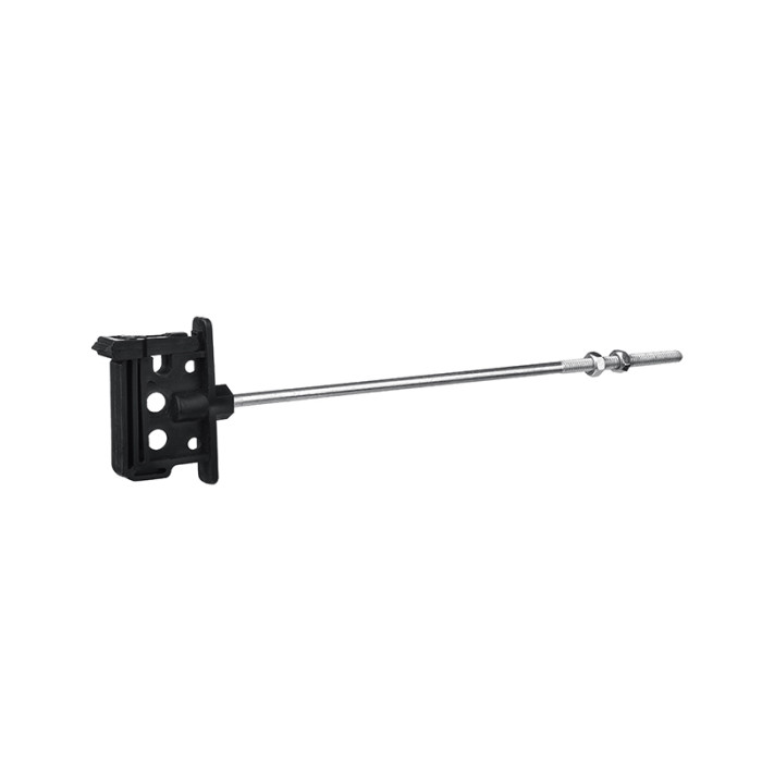 Electric Fence Distance Insulator for Electric Fence Polytape Polyrope and Wires, Plastic Insulators Long Distance Screw for T/Y Post
