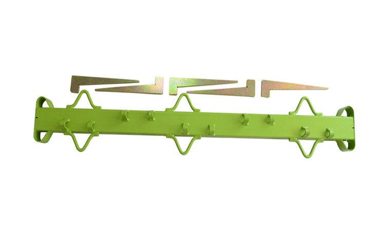 Сверхмощный стальной зажим для сетчатого фильтра с силовым покрытием, штанга растяжителя ограждения, зажим штанги растяжителя